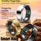 2025 New Smart Ring Man Woman Health Ring Heart Rate Blood Pressure Blood Oxygen Sleep IP68 Waterproof Multi-motion Mode Steps