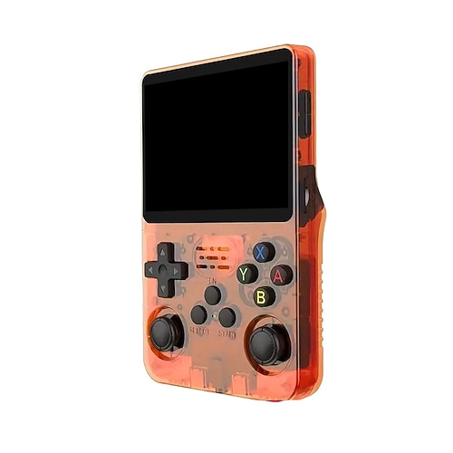 R36s Handheld-Spielkonsole 3,5-Zoll-IPS-Bildschirm Retro-Spielkonsole Linux-Systembildschirm Tragbarer Taschen-Videoplayer Reiseutensilien 64 GB und 128 GB extra großer Speicher