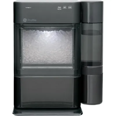 with 1 Gallon Tank, Chewable Crunchable Countertop Nugget Ice Maker, Scoop Included, 38 lbs in 24
