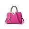 Damenhandtasche aus Kunstleder mit Perlenanhänger – elegante geometrische Tragegriffe und Umhängetasche fürs Büro, den täglichen Weg zur Arbeit und formelle Anlässe
