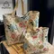 Sac à bandoulière réutilisable de grande capacité imprimé floral à la mode, sacs à main polyvalents