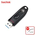 100%SanDisk USB 3.0 Flash Drive Disco CZ48 256GB 128GB 64GB 32GB 16GB 512GB Piccolo Pendrive Memory Stick Dispositivo di archiviazione Flash drive