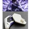Gioco Valorant Iso Cosplay Custodia per auricolari Stampa 3D Auricolari Custodia in plastica Cuffie per orecchie viola Accessori per costumi