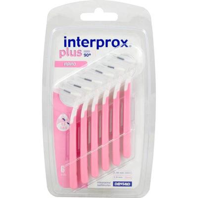 DENTAID INTERPROX plus nano rosa Interdentalbürste 6 St
