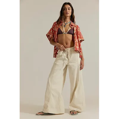 We The Free Veritas Wide-Leg Jeans at Free People in Liberty, Size: Large