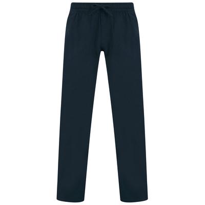Trousers Renn Cotton Linen Comfort Fit Elasticated Waist Trousers in Sky Captain Navy / S - Tokyo Laundry