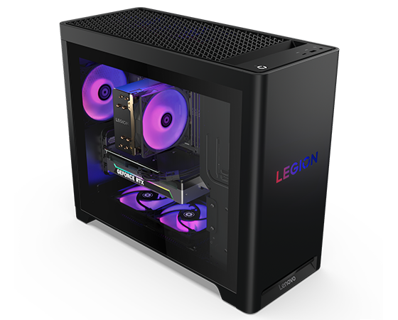 Lenovo Legion Tower 5i Gen 10, Eclipse Black (Transparent cover) + liquid with ARGB + Inner Decorate Cover - Gaming Desktop | Gaming PC - Windows 11 Home - Intel® Core™ Ultra 7 265F - 2TB SSD - 32GB RAM -