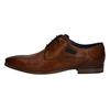 Schnürschuh BUGATTI, Herren, Gr. 48, braun (cognac, used), Leder, elegant, Schuhe Derbyschuh Business-Schnürer, im Used-Look, Freizeitschuh, Halbschuh, Schnürschuh