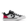 Sneaker CONVERSE "PRO BLAZE STRAP EASY-ON", Gr. 27, schwarz, rot, weiß, Leder, sportlich, Schuhe