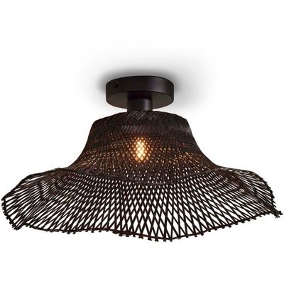 GOOD & MOJO Deckenleuchte "IBIZA", schwarz, Ø 50,00cm H: 15,00cm, Lampen, Nachhaltig Image