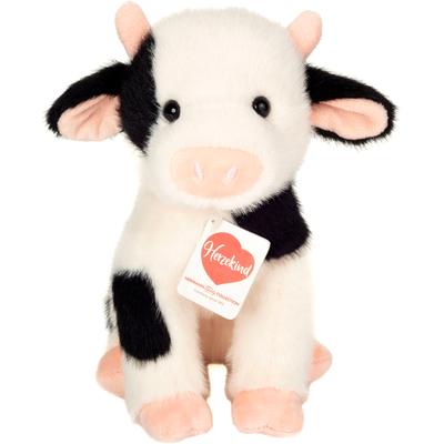 Kuscheltier TEDDY HERMANN "Kuh Smilla 25 cm", schwarz (schwarz, weiß), Plüschfiguren, KinderB:15cm H:10cm L:25cm, B:15cm H:10cm L:25cm