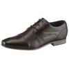 Schnürschuh BUGATTI, Herren, Gr. 46, braun (braun used), Leder, used, festlich, Schuhe, Abendschuh, Businessschuh, Festtagsschuh mit Hand Finish