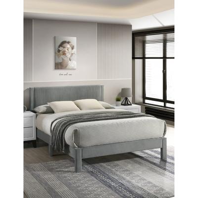 Modern Plush Upholstered Platform Bed for Relaxing Sleep and Stylish Bedroom