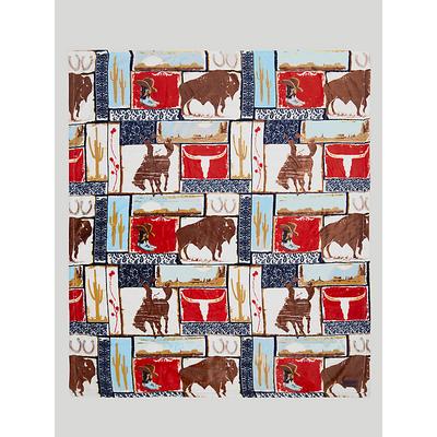 Wrangler Travel Blanket Vintage Cowboyboy Size One Size