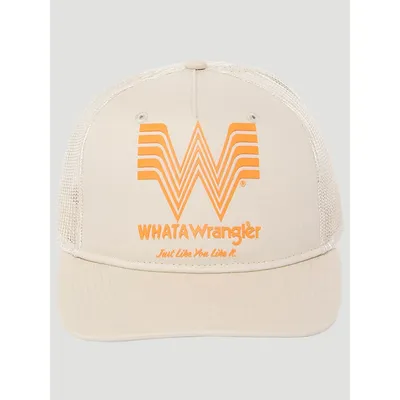 Wrangler Whataburger Heritage Trucker Hat Marshmallow Size One Size