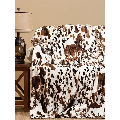 Wrangler Travel Blanket Tricolor Cowboyhide Size One Size