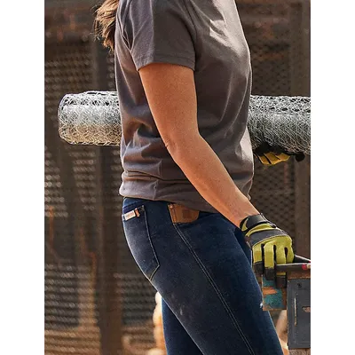 Wrangler Womens RIGGS SS Performance Tee Charcoal Size XXL