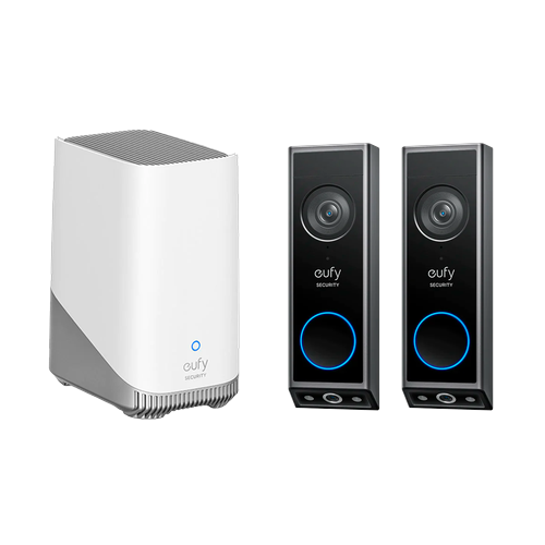 Video Doorbell E340 (2-Pack) + HomeBase S380 BUNDLE