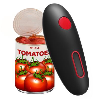 TEMU Automatic Can Opener, Can Opener, Flat And Smooth, For All Sizes Of Round Cans, Plastic Image