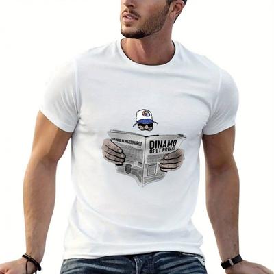 TEMU Zagreb Prvak T-shirt Cute Tops Customizeds Men T Shirts Image