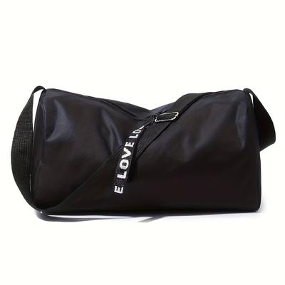 TEMU Men's Large Capacity Fitness Duffel Bag - Lightweight, Adjustable Strap, Design, Ideal For Gym, Yoga, , Travel Essentials, Gym Gear Bag||durable Handle, Gym Bag Image