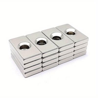 TEMU 8pcs 20x10x3mm Neodymium Magnets - Ultra Permanent Round Magnets For Industrial Hardware Tools, Projects & Science Experiment Image