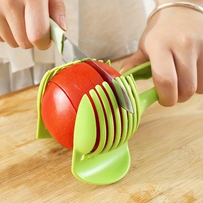 TEMU Vegetable & Egg Slicer Tool – Kitchen Pliers For Eggs, Potatoes, Tomatoes, Lemons, And – Portable, No Batteries Required, Essential Kitchen Utensil, Vegetable Slicer And Chopper Image