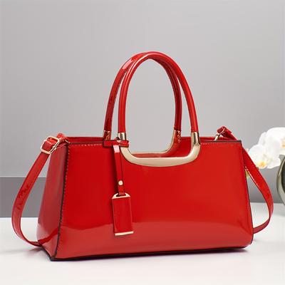 TEMU Trendy And Stylish Women's Handbag With Feel, Featuring A Large Capacity And Versatile Carrying Options. Image