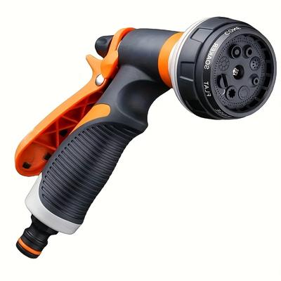 TEMU Adjustable Nozzle High-pressure Garden Hose - Lightweight , Handle, For Outdoor Watering, Garden Hose Attachment|ergonomic Handle|plastic Construction Image