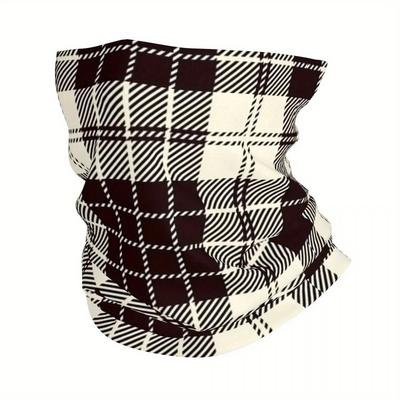 TEMU Men's Neck Gaiter - 20in/50cm X 20in/50cm - Relaxed Style - Polyester & Spandex - Cold Weather Image