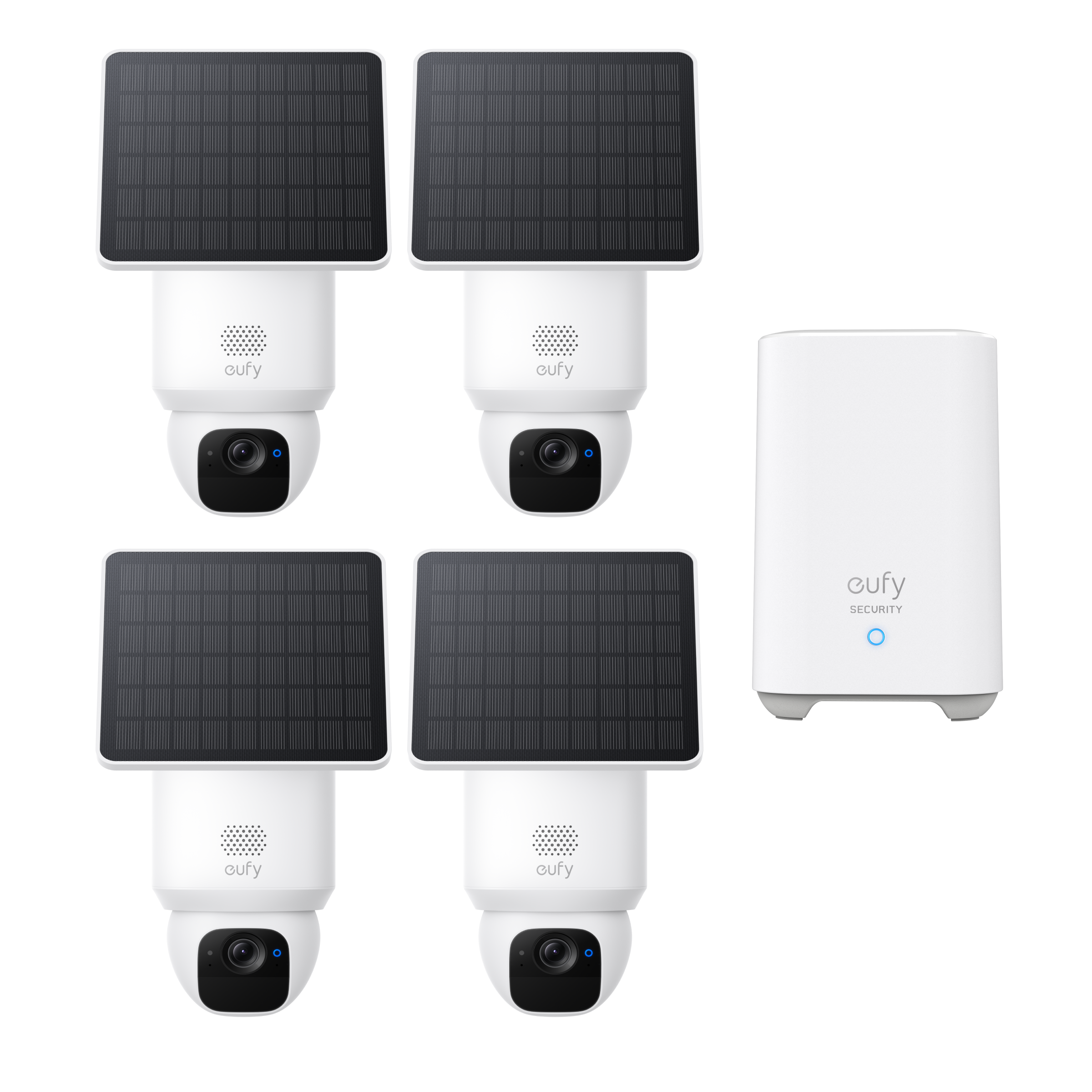 eufy SoloCam E30（4-Cam Pack）+ Homebase™ 2 bundle