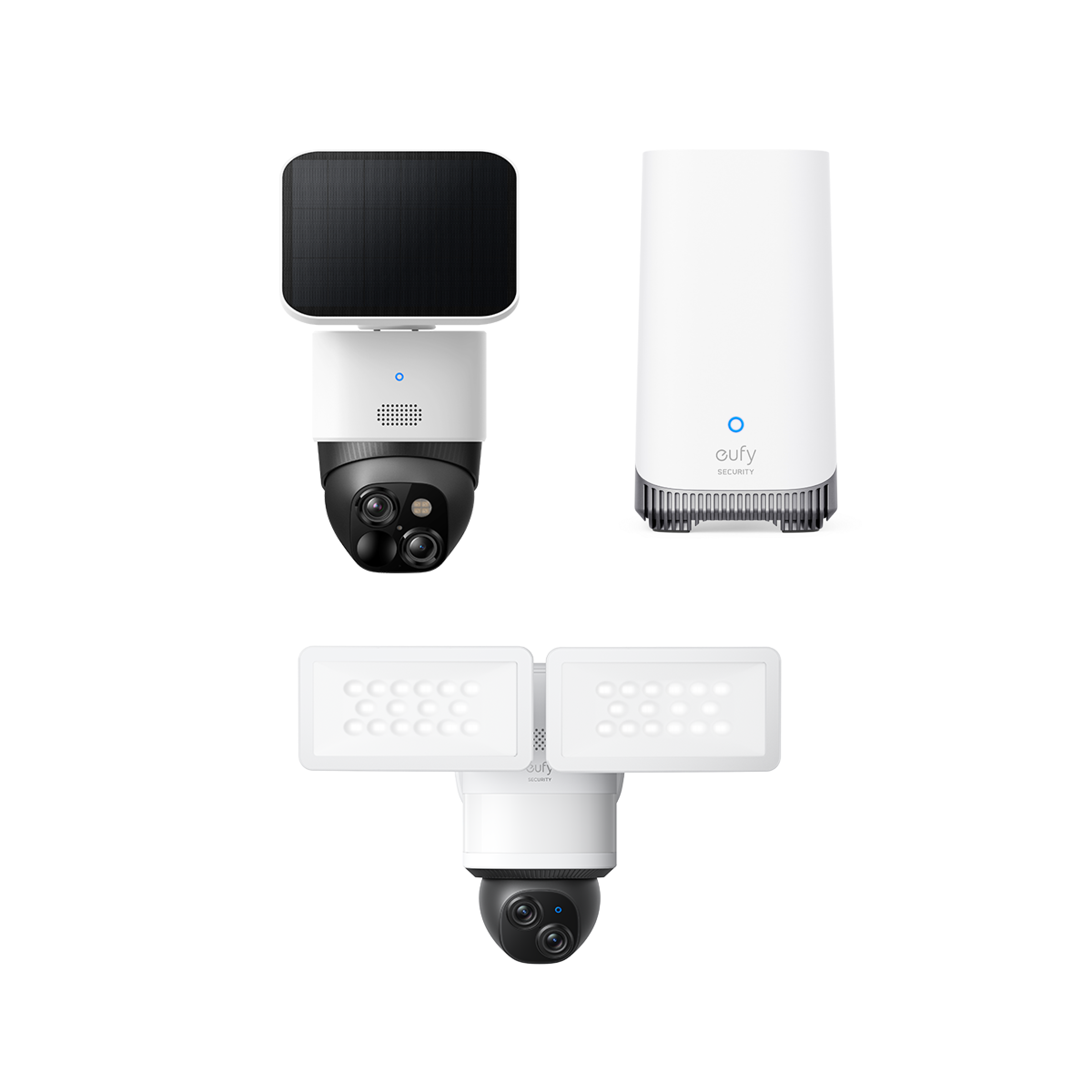 SoloCam S340 + Floodlight Camera E340 + HomeBase™ S380 bundle