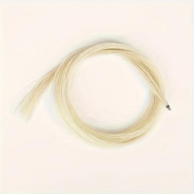 TEMU A Set Of Violin Bow Hair Spare Violin Accessories Length About 73cm Violin Bow Hair Violin Bow Shaft Real Violin Bow Hair Violin Accessories Image