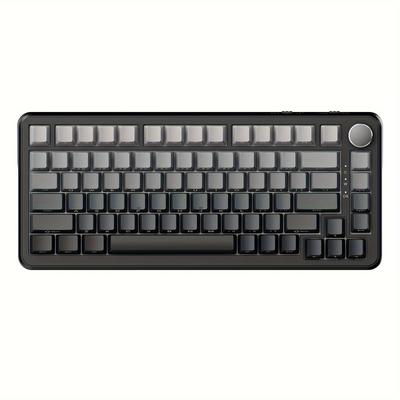 TEMU Ak820 Max New Magnetic Switch Type-c Wired-computer Game Keyboard Upgrade Keyboard Cool Rgb Lighting Effect Game--office