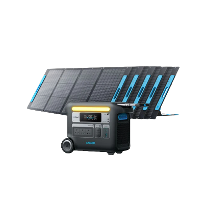 Anker SOLIX F2000 Solar Generator + 5× 200W Solar Panels