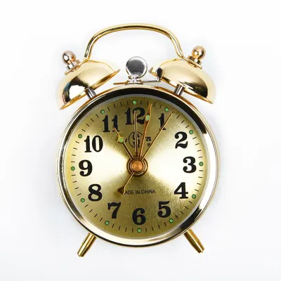 Horseshoe Mechanical Cute High Quality Durables 7cm Gifts Clock Alarm Clock Manual Wind Up Vintage Mechanical Gold Alarm 2024