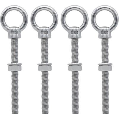 M10 x 100 mm Ringschrauben, M10 Ringschrauben mit metrischem Gewinde, Edelstahl zur Befestigung und Image
