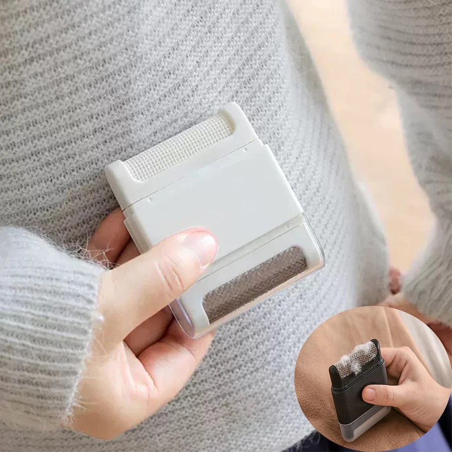 1pc Tragbare Mini Lint Rollen Teppich Haar Entferner Pinsel Für Pullover Wolle Mantel Kleidung Pinsel Pelz Reinigung Werkzeuge Image