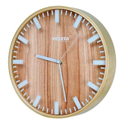 Peweta Uhren Funk-Wanduhr »210« Balken Ø 31,3 cm silber Image