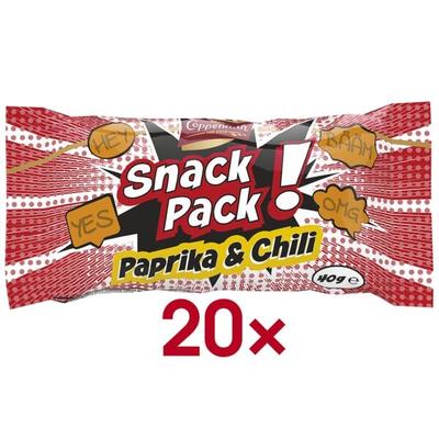 Coppenrath Keksgebäck Snack Pack »Paprika & Chilli« 20x 40 g