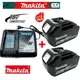 Batteria ricaricabile originale Makita 18V 6.0Ah al 100%, per batteria per utensili elettrici Makita BL1830 BL1830B BL1840 BL1840B BL1850 BL1850B