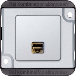 Merten Anschlussmodul-RJ45 1-f. MEG4576-7021 Image
