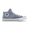 Sneaker CONVERSE "CHUCK TAYLOR ALL STAR MALDEN STREET CANVAS & SUEDE", Gr. 45, wet stone, weiß, schwarz, Textil, Leder, sportlich, Schuhe