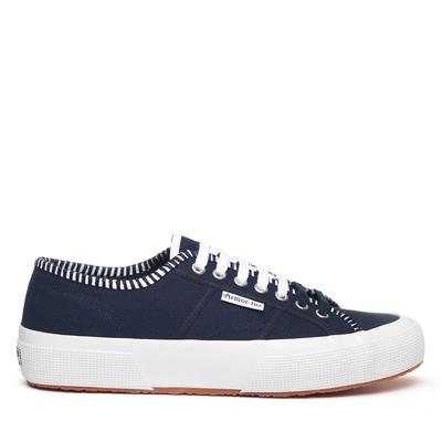 Superga Armor-lux 2750 Og Cotton Embroidery Line - Blue Navy-white Trainers