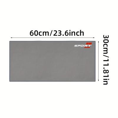TEMU Car Coral Fleece And Velvet Towel, 23*11 Inches, Reusable And Washable Cleaning Cloth, Suitable For Paint, Glass, And Mirrors, Fits All Models, Single Pack Image
