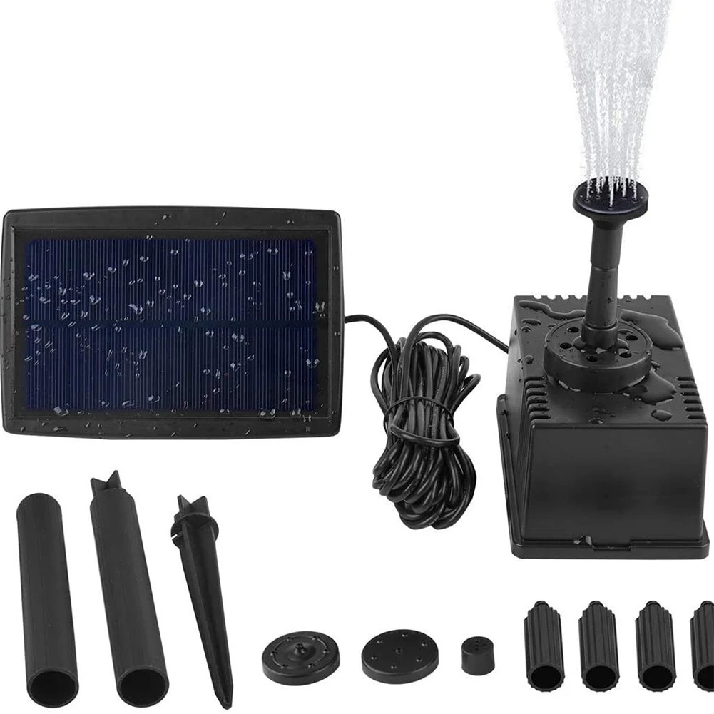 1,5 W 7 V Solar Brunnen Pumpe Mit Filter Outdoor Solar Powered Wasser Teich Pumpe Bewässerung System Für Aquarium wasser Reservoi