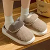 Plattform Flauschige Hausschuhe Frauen Hause Plüsch Mode Designer Winter Schuhe Damen Wohnungen Warme Casual Schuhe Elegante Große Größe
