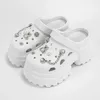 Neue beliebte Silver Bear Damen-Clogs, Familien-Oberbekleidung, modische Hausschuhe, rutschfeste, erhöhte Zehenkappen-Schuhe 825