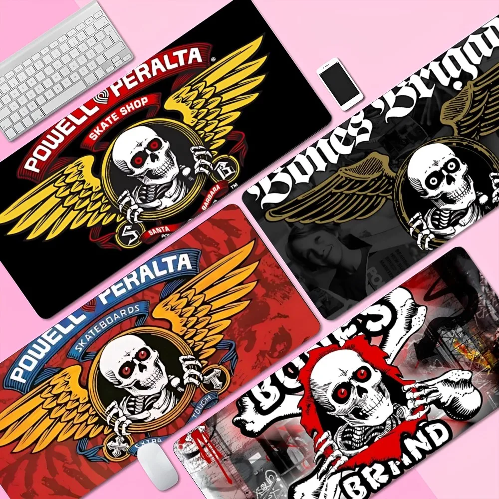 P-Powell P-Peralta Skateboard Fashion Gaming Schreibtisch Laptop Gummi Mauspad Größe für CSGO Game Player Desktop PC Computer Laptop Image