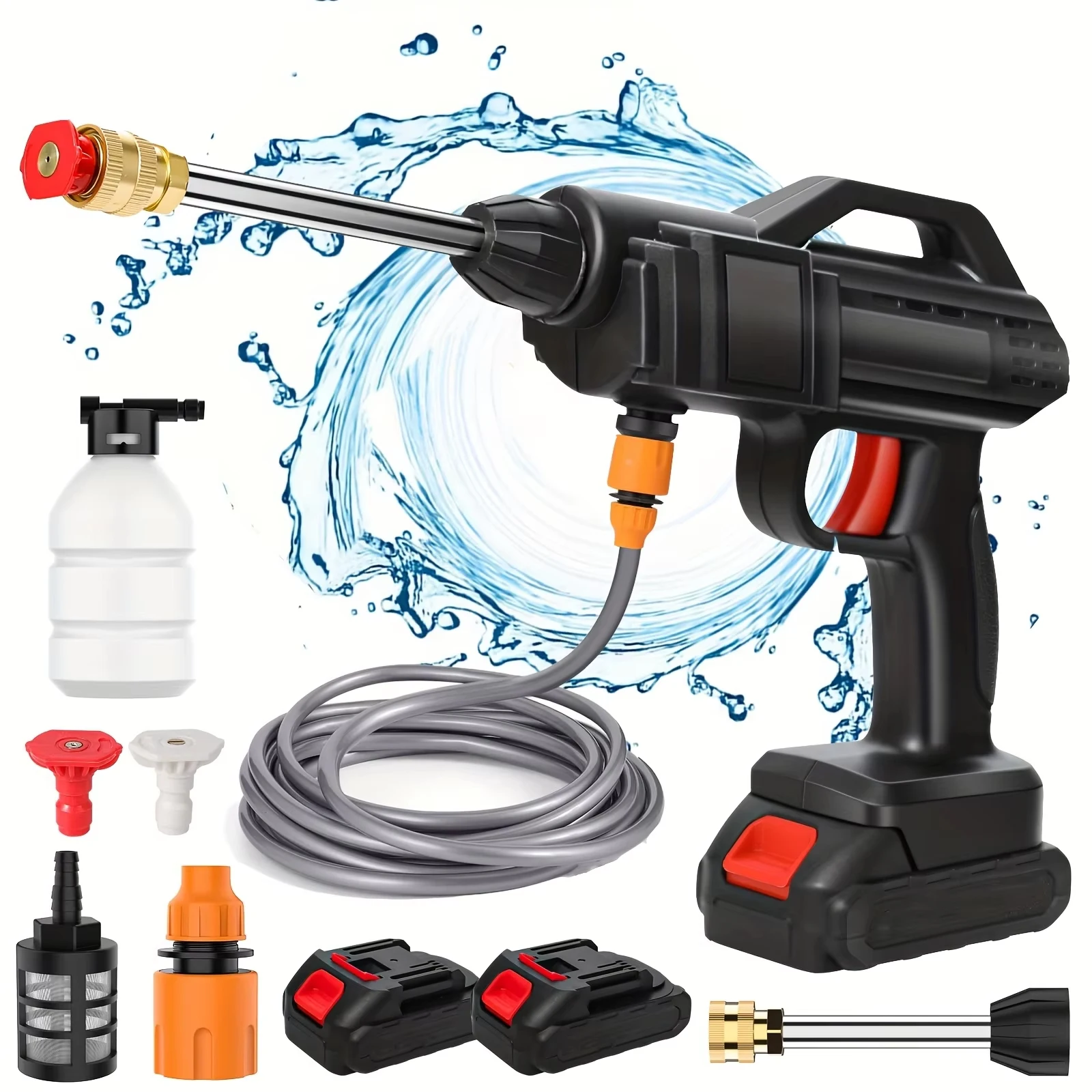 1500w schnur lose Hochdruck reinigung Sprüh wasser pistole Auto wasch druck Wasser waschmaschine für Makita 18V Batterie